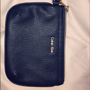 Calvin Klein Black Wristlet